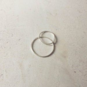 Sterling Silver Stacking Rings Ring Fawn and Rose 